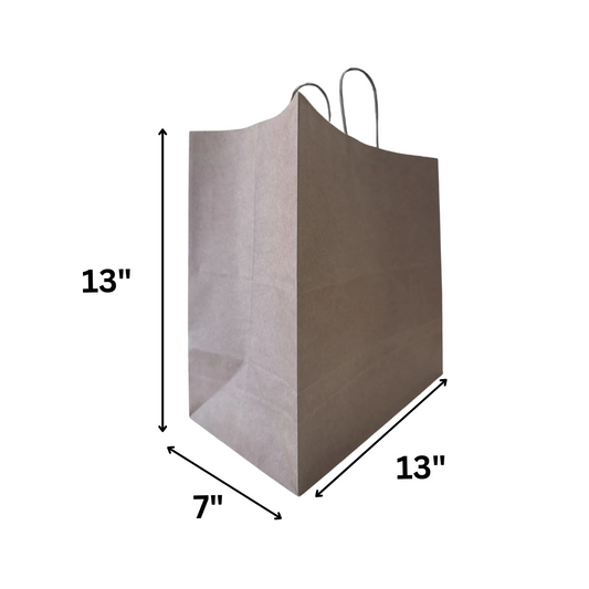 DAISY#1_Kraft Paper Twisted Handled Bag